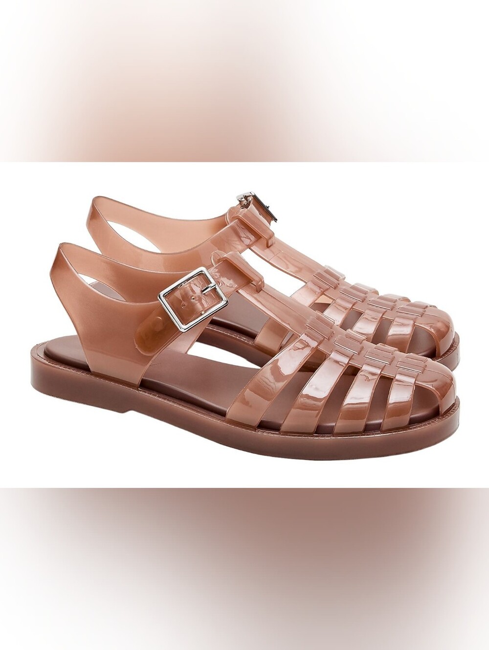 J.Crew Fisherman Jelly Sandals Elmwood Size 9 Best Seller NWOT.